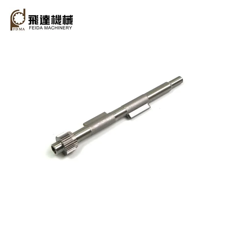 CNC Machining Partes cum Spline